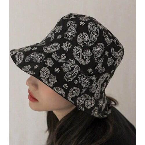 2020 New Summer Autumn Paramecium Bucket Hat Women Fashion Beach Sun Hats Reversible Bob Chapeau Femme Panama Hat Fisherman Hat