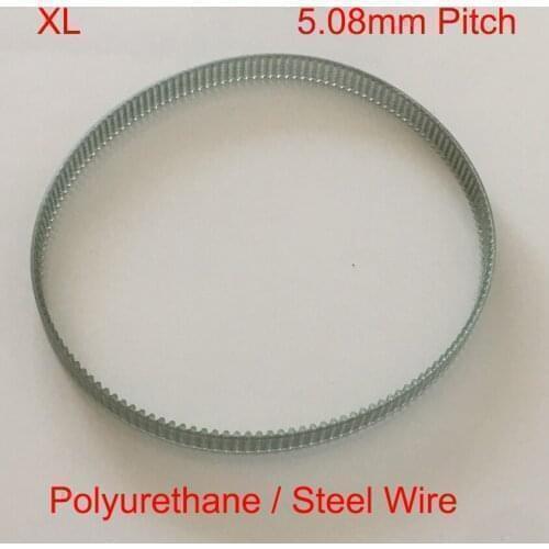 242XL 246XL 248XL 122 123 124 Tooth 10mm 12mm 15mm 18mm 20mm Width 5.08mm Polyurethane PU Steel Wire Synchronous Timing Belt
