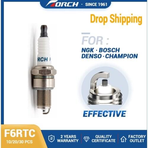 10pcs/lot Candles Original TORCH F6RTC for BPR5E11 WR56 RN8VTYC W16EPR-U11 for Chevrolet Car Spark Plug Drop Shipping