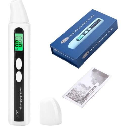 Precision Skin Oil Content Analyzer 0~99.9% Digital LCD Skin Moisture Face Moisture Oil Analyzer Monitor Tester Detector