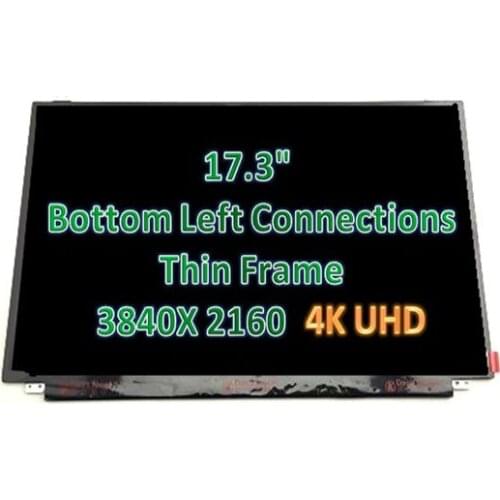4K UHD 3840X2160 4K AUO or IVO only NO Sharp Screen For B173ZAN01.0 N173dse-g31