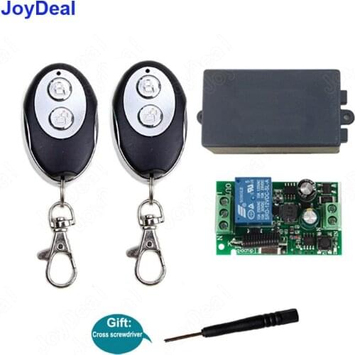 433Mhz Universal Wireless Remote Control Switch AC 110V 220V 240V 1CH Relay Receiver Module & Smart RF Remote Transmitter Switch