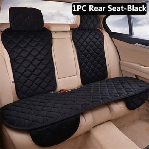 Universal Plush Car Front & Rear Seat Cover Embroidered Pad Backrest Seat Cushion Breathable Mat Auto Interior Accessories