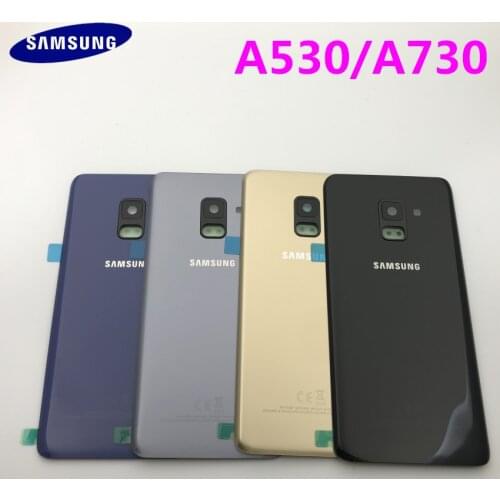 SAMSUNG Galaxy A8 A8 plus 2018 A530 A730 Back Glass Battery Cover Rear Door Housing Case For SAMSUNG A8 A8+ Back Glass Cover