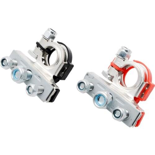 1Pair 6V/12 Automotive Car Top Post Battery Terminals Wire Cable Clamp Terminal Connectors Car Accessories