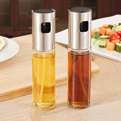 1pcs Kitchen Tools Salad Gravy Boats Grill BBQ Sprayer Vinegar Water Pump BBQ Baking Olive Spray Bottle Oil