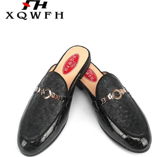 2019 Summer Men Slippers High Quality Beach Sandals Non-slide Male Slippers Classic Mens Mules Fashion Party Men Shoes
