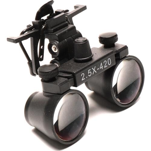 3.5XR-420mm Clip on Medical Dental Clinic Surgical Binocular Magnifier Loupes