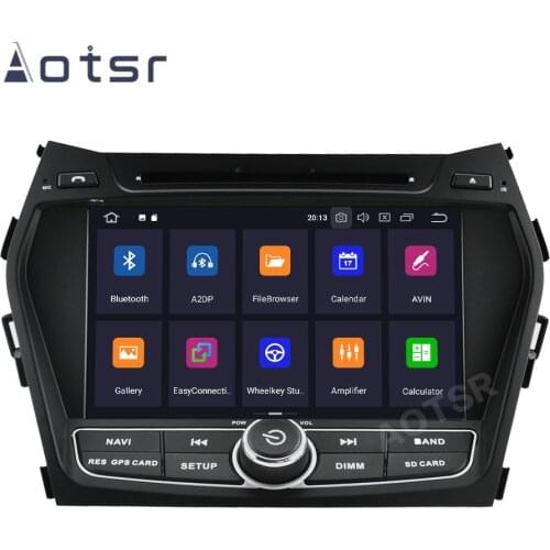 AOTSR 2 Din Android 10 Car Radio For Hyundai IX45 Santa Fe 2014 - 2018 Central Multimedia Player GPS Navigation 2Din Autoradio