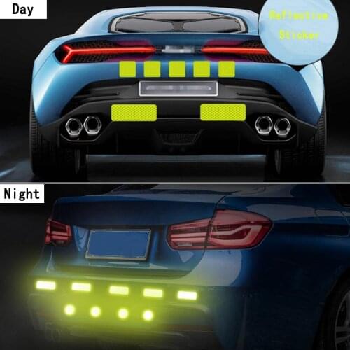 Car Stickers Reflector Rearview Mirror Reflective Tape Car Accessories Exterior Reflex Tape Reflective Strip