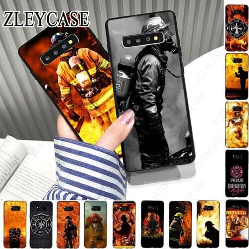 Firefighter Heroes Fireman Soft Phone Case For samsung galaxy s10plus s10e s10lite s9 s8plus s20 plus s7 s6edge s20ultra case