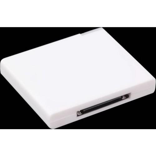 Black & White v2.0 A2DP Music Receiver Adapter For iPod For iPhone 30 Pin Dock Docking Station Speaker with 1 LED