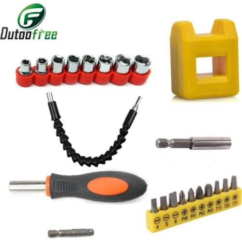 Tungfull Electronics Drill 295mm Flexible Shaft Bits Extention Screwdriver Bit Holder Connect Link Snake Drill Flexible Shaft