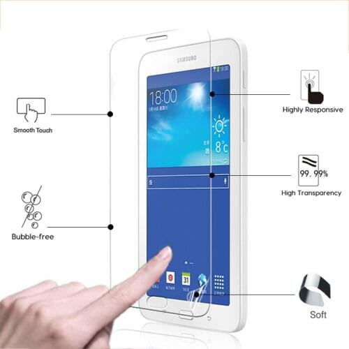 Premium HD lcd Glossy screen protector film For Samsung Galaxy Tab 3 Lite 7.0 T110 T111 7.0" front high clear protective films
