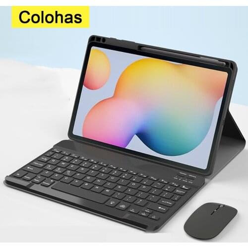 For Galaxy Tab S7 11inch Tablet Keyboard Mini Keypad For Tablet Galaxy Tab S7+ 12.4 Bluetooth-compatible Tablet Keyboard Case