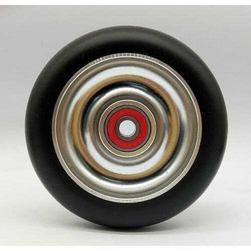 2PCS 100mm Freestyle Stunt Scooter Wheels With Aluminum Alloy Hub High-elasticity PU 608 ABEC-9 Bearing 88A Skate Wheels