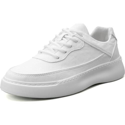 Men Casual Shoes Mens white shoes fashion Casual Wild flat wear-resistant Non-slip Board shoes office work Flats Shoes