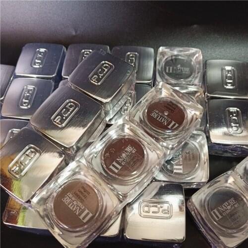 2 Pcs Permanent Makeup Micropigment Tattoo Ink Pigment Kit for Eyeliner Eyebrow Arts Brown Beige Coffee Colors