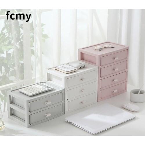 Desktop Drawer Organizer Storage Box Mini Cosmetic Makeup Organizing Container Plastic Jewelry Storage Case Sundries Organizer