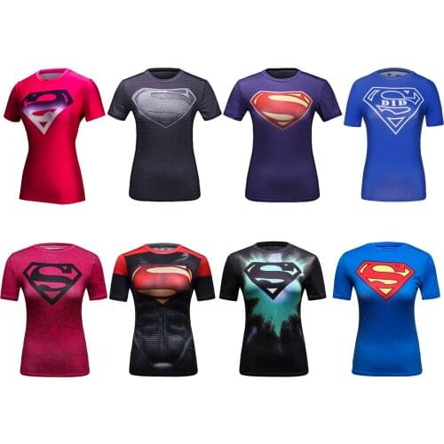 Guangzhou 2021 New Polyester Spandex Sport Shirt Womens Printed 3d Rashguard