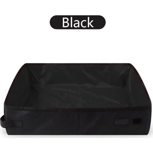 Portable Foldable Waterproof Collapsible Cat Litter Box Home Travel Camping Waterproof Oxford Cloth Collapsible Cat Litter Box
