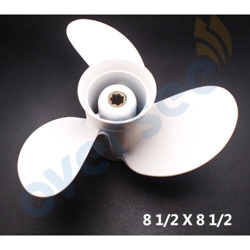 8 1/2x8 1/2 Aluminum Alloy Propeller for Yamaha Outboard Engine 6G1-45943-00-EL