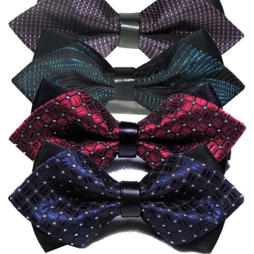 Q Wedding Groom Cravat Men Party Wedding Accessories Gentlemen Bowtie Floral Printed Bowknot Commercial Bowties 1PCS