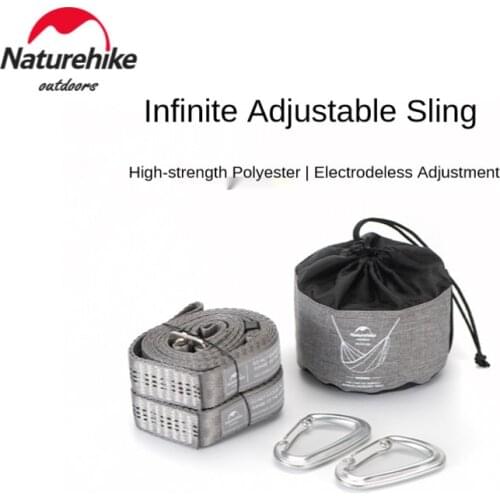 Naturehike 2.8M Infinitely Adjustable Hammock Sling Outdoor Camping Multifunctional Sling High-strength Load-bearing Terylene
