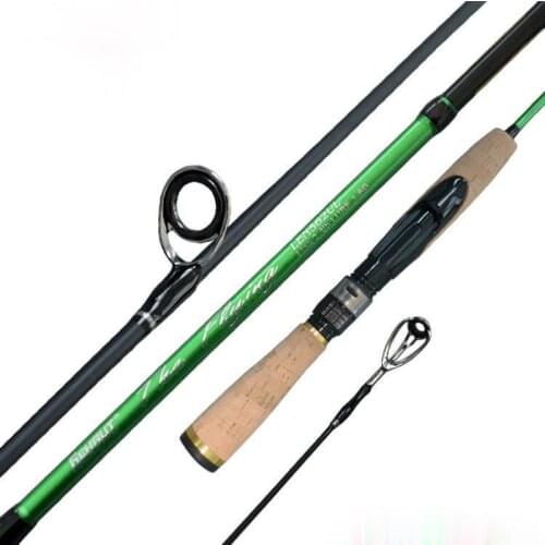Catch.u UL Spinning Fishing Rod Ultralight Carbon Fiber Fishing Pole 1.68 /1.8m Fast Action Spin Rods for Stream Reservoir Pond