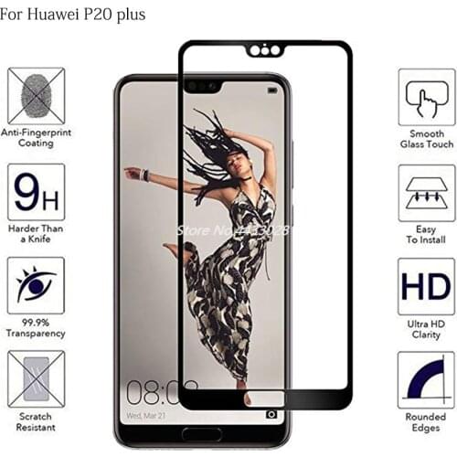 Tempered Phone Glass For Huawei P20 Pro Lite Full Glue Cover Screen Protector For Huawei P20pro P20lite Protective Film Glass
