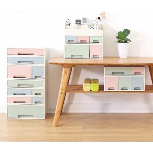 1Pcs Combinable Nail Polish Lipstick Storage Box Makeup Organizer Cosmetic Jewelry Case Drawer Desktop Sundries Container