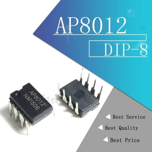 10pcs AP8012 Can replace VIPER12A DIP8 integrated circuit