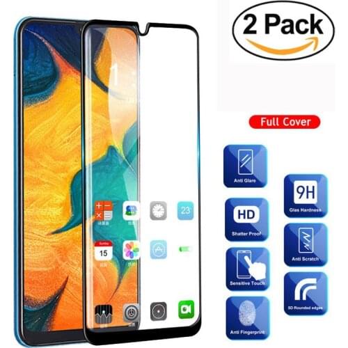 2 pcs Samsung A50 Glass on Samsung Galaxy A70 A40 A30 Protective Glass to samsung A90 A10 A20 tempered glass screen protector