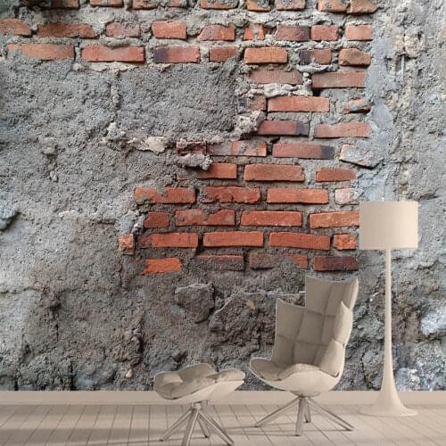 Retro Concrete Brick Wall 3d Walls Papers Home Decor Paper Murals Wallpapers for Living Bed Room Contact 3d Peel and Stick Rolls