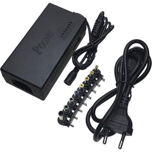 96W Laptop Adapter DC 12/15/16/18/19/20/24V 4A AC DC Adaptor Adjustable Power Supply Adapter Universal Charger Detachable Plugs