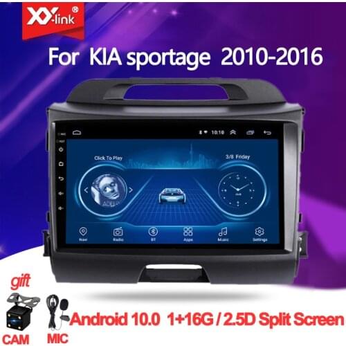 Android 10.0 for KIA sportage 2010 - 2016 Car Radio multimedia player autoradio video GPS Navi audio stero WiFi mic no 2 din