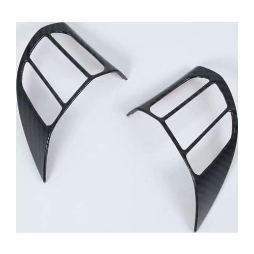 For Hyundai Ioniq 2018 2019 2020 ABS Chrome/Carbon Interior Inner Steering Wheel Switch Button Panel Cover Trim Frame Decoration