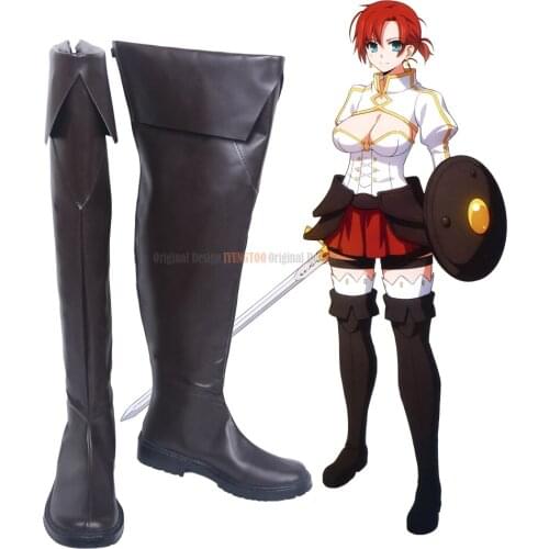 FGO Boudica Cosplay Fate Grand Order Boudica Cosplay Boots Shoes Custom Made Any Size