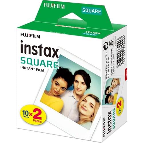 20 - 100 Sheets for Fujifilm Instax SQ10 SQ6 SQ20 Film White Instant Photo Paper For Fuji Instax SQ10 SQ6 SP-3 SQ20 Camera