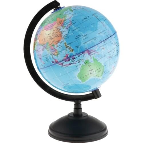 World Globe Map On Stand Large Student Toy Education Earth 14cm