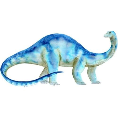 Dinosaur Watercolor Painting Cloth Silk Canvas Poster Home Decoration Wall Fabric Poster Custom Print More Size 20x30cm 27x40cm