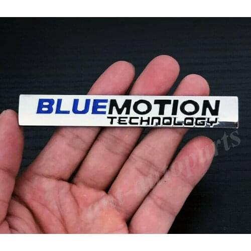 Metal Chrome Blue Motion Technology Car Trunk Emblem Badge Decals Sticker