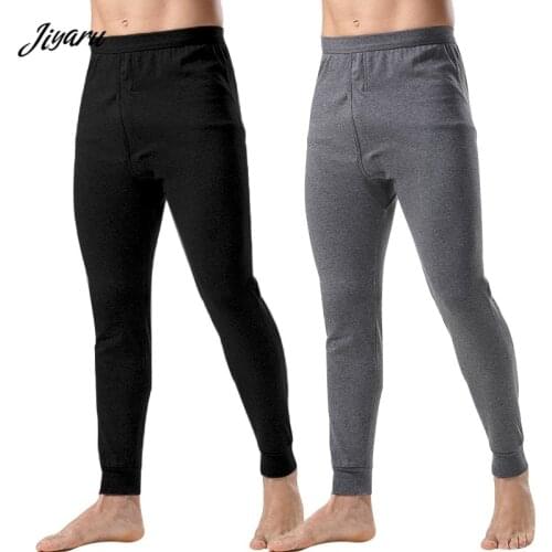 Fashion Thermal Underwear for Men Long Johns Loose Thermal Pant Underwear Men Plus Size Warm Mens Leggings Long Pants Wholesale