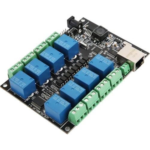 PLC Control Module Network Relay RJ45 8-Channel NC-1000 Programmable Controller Board for WiFi Remote Control