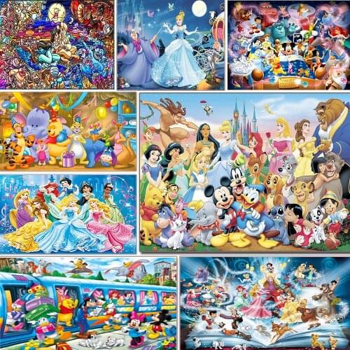 Disney Family Series 5D DIY "Princess/Mickey" Diamond Painting Cross Stitch Mosaic Embroidery Home Decoration Gift