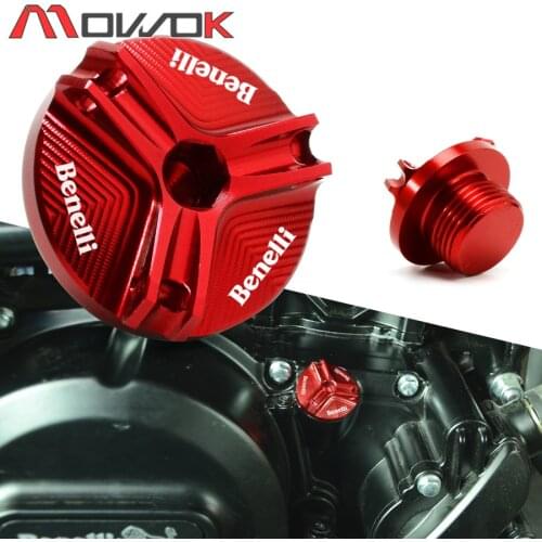 M20*1.5 Motorcycle CNC Engine Oil Filler plug High qualit For BENELLI TRK 502 Leoncino 500 200 BJ250 BJ500 TNT 125 300 600 502c