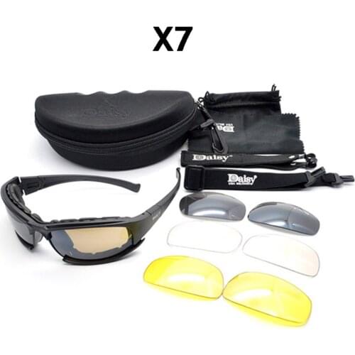 Daisy Glasses Tactical Military Army Goggles Polarized Sunglasses Men Hunting Shooting Airsoft Eyewear Original Box 4 Lenses