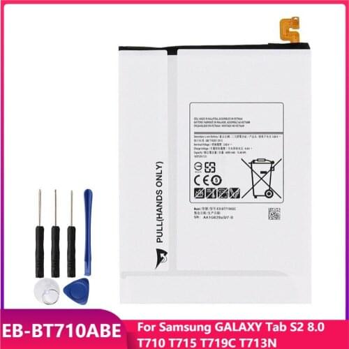 Original Replacement Tablet Battery EB-BT710ABE For Samsung GALAXY Tab S2 8.0 T710 T715 T719C T713N EB-BT710ABA 4000mAh