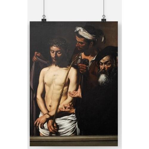 Ecce Homo Caravaggio Painting Canvas poster wall Art decor Living room Bedroom Study Home Decoration Prints