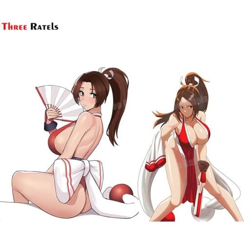 Three Ratels A392 Sexy Anime Game Role Shiranui Mai Fight Stickers For Mac Personalized Anti Scratch Film Auto Accessories